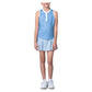 Girls` Linen Play Henley Tennis Tank Periwinkle Apparel Lucky In Love