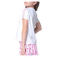 Girls` Disco Cherry Short Sleeve Tennis Top Mulberry Apparel Lucky In Love