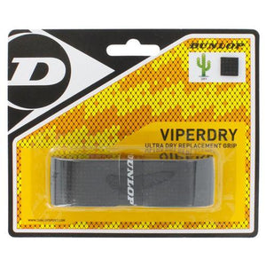 Viperdry Black Ultra Dry Replacement Tennis Grip Accessories Dunlop