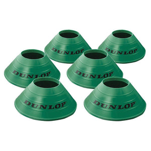 Tennis Training Cones 6 Pack Green Training Equipment Dunlop