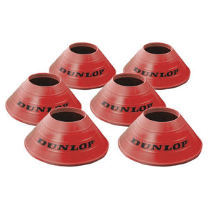 Tennis Training Cones 6 Pack Red Training Equipment Dunlop