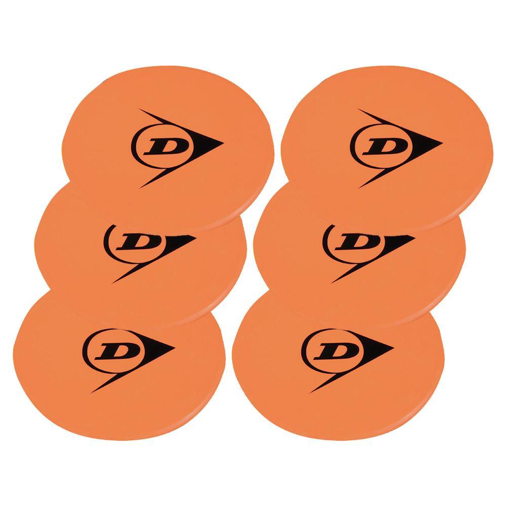 On-Court Tennis Spot Targets 6 Pack Orange Dunlop