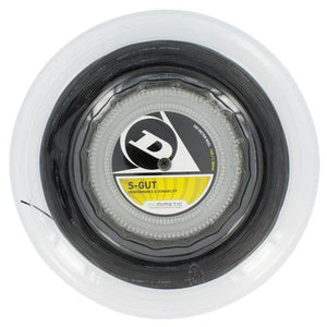 S-Gut 16G Black Reel Tennis String Strings Dunlop