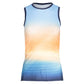 Women`s Zeta Tennis Tank Sunset Shores Apparel Tail