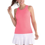 Women`s Rosamund Racerback Tennis Tank Strawberry Pink Apparel Tail