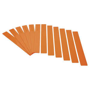 Long Lines 12 Piece Set Orange Training Equipment Oncourt Offcourt