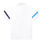 Boys' PLR Tennis Polo White and Navy Apparel Fila