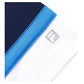 Boys' PLR Tennis Polo White and Navy Apparel Fila