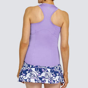 Women's Biddie Racerback Tennis Tank Violeta Apparel Tail