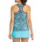 Women's Nessie Tennis Tank Mountain Zebra Apparel Tail