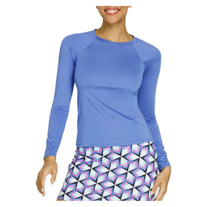 Women`s Fontana Long Sleeve Tennis Raglan Periwinkle Apparel Tail