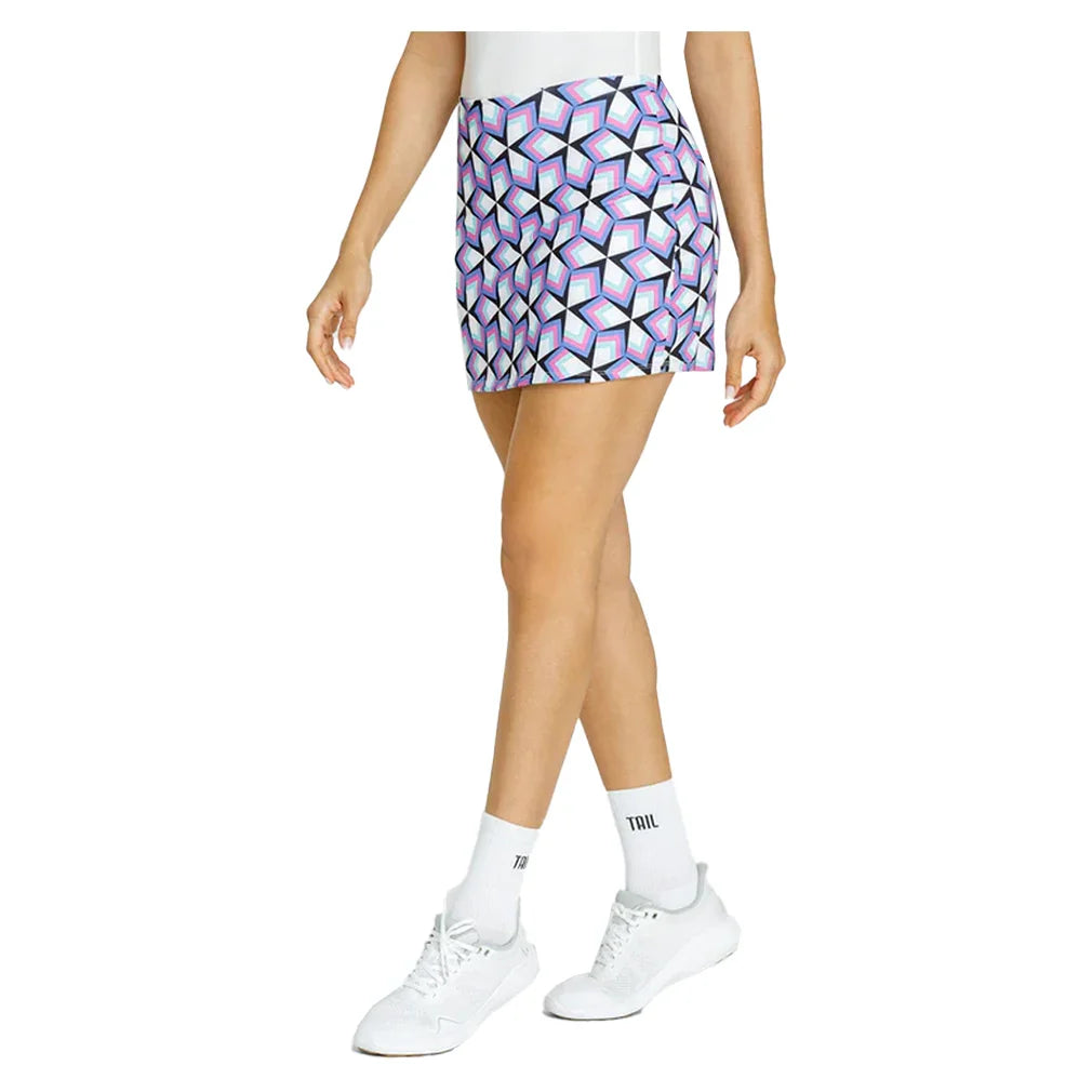 Women`s Nyela 14.5 Inch Tennis Skort Crystal Prism Apparel Tail