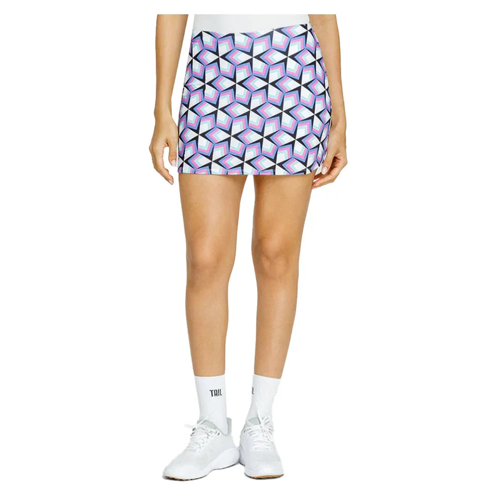 Women`s Nyela 14.5 Inch Tennis Skort Crystal Prism Apparel Tail