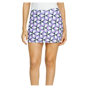 Women`s Nyela 14.5 Inch Tennis Skort Crystal Prism Apparel Tail