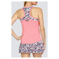 Women's Teagan Curved Hem Tennis Tank Strawberry Pink Apparel Tail