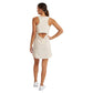 Women's Draped Back Performance Tennis Dress Apparel Thrive Societe