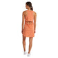 Women's Draped Back Performance Tennis Dress Apparel Thrive Societe
