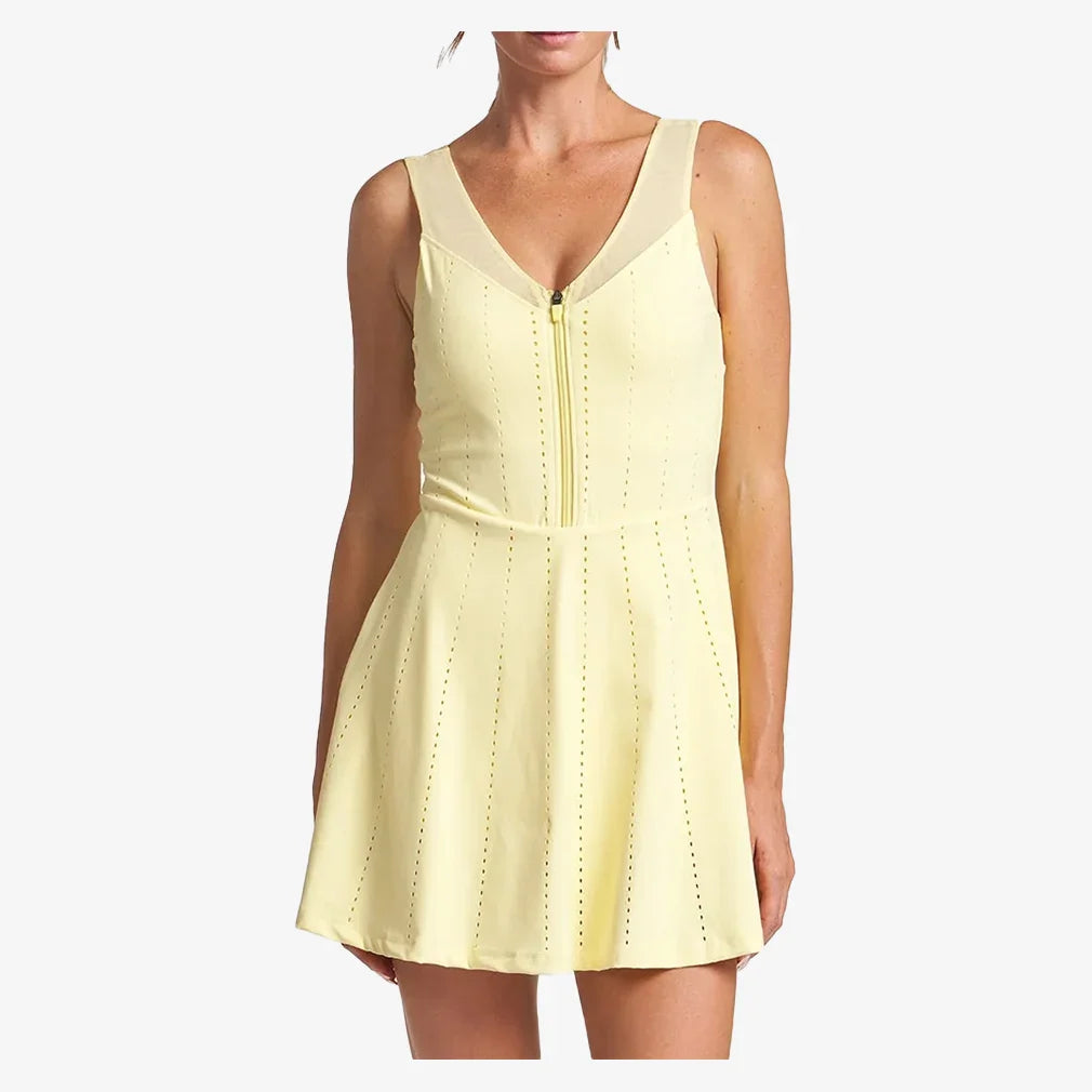 Women`s Endure Perforated Zip Tennis Dress Apparel Thrive Societe