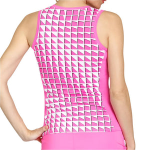 Women's Tamarie Novelty Tennis Tank Dynamic Matrix Apparel Tail