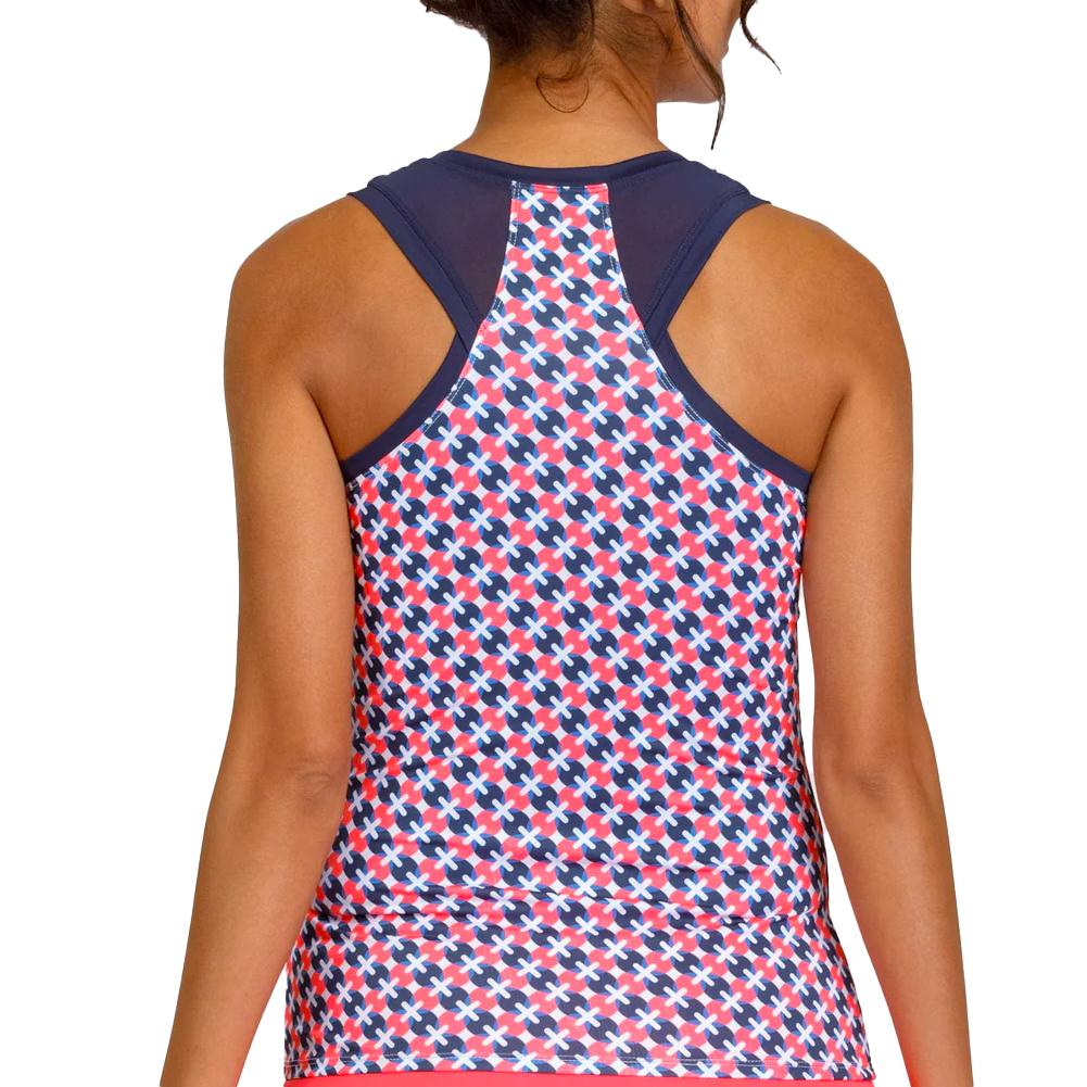 Women's Rumary Tennis Tank Star Geo Apparel Tail