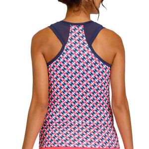 Women's Rumary Tennis Tank Star Geo Apparel Tail