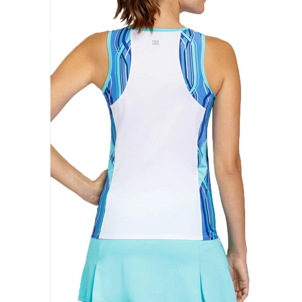 Women's Luzette Racerback Tennis Tank Inertia Apparel Tail