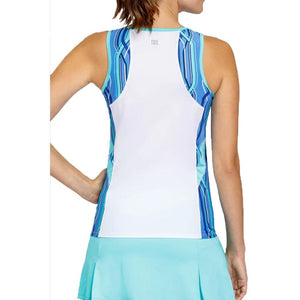 Women's Luzette Racerback Tennis Tank Inertia Apparel Tail
