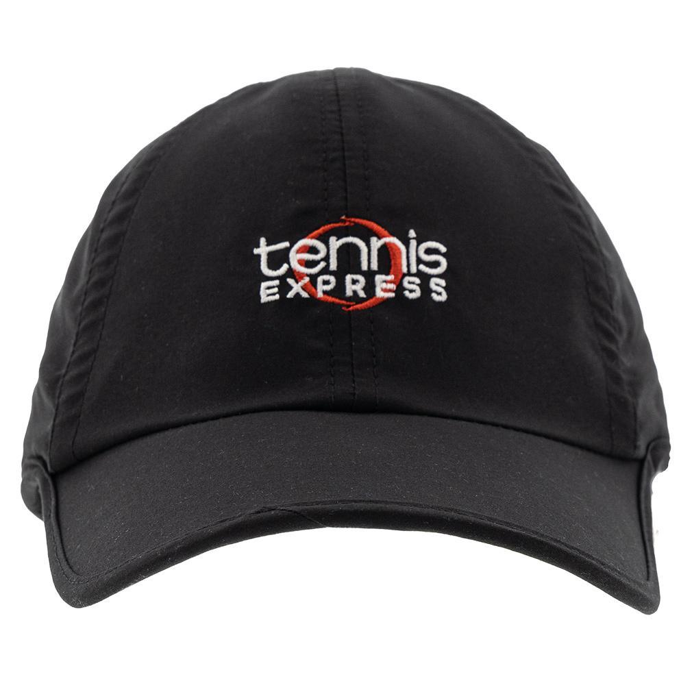 Unisex Featherlight Tennis Cap Black Tennis Express
