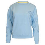 Women`s The Sleeves Tennis Sweatshirt Blue Apparel CourtLife
