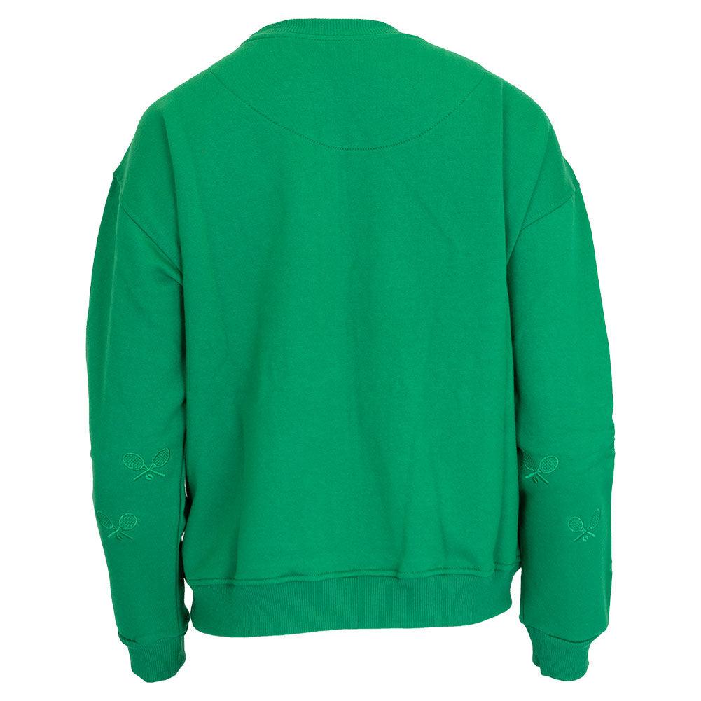 Women`s The Sleeves Tennis Sweatshirt Green Apparel CourtLife