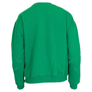 Women`s The Sleeves Tennis Sweatshirt Green Apparel CourtLife