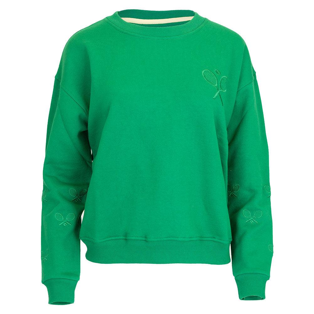 Women`s The Sleeves Tennis Sweatshirt Green Apparel CourtLife