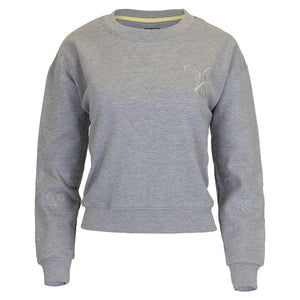 Women`s The Sleeves Tennis Sweatshirt Grey Apparel CourtLife