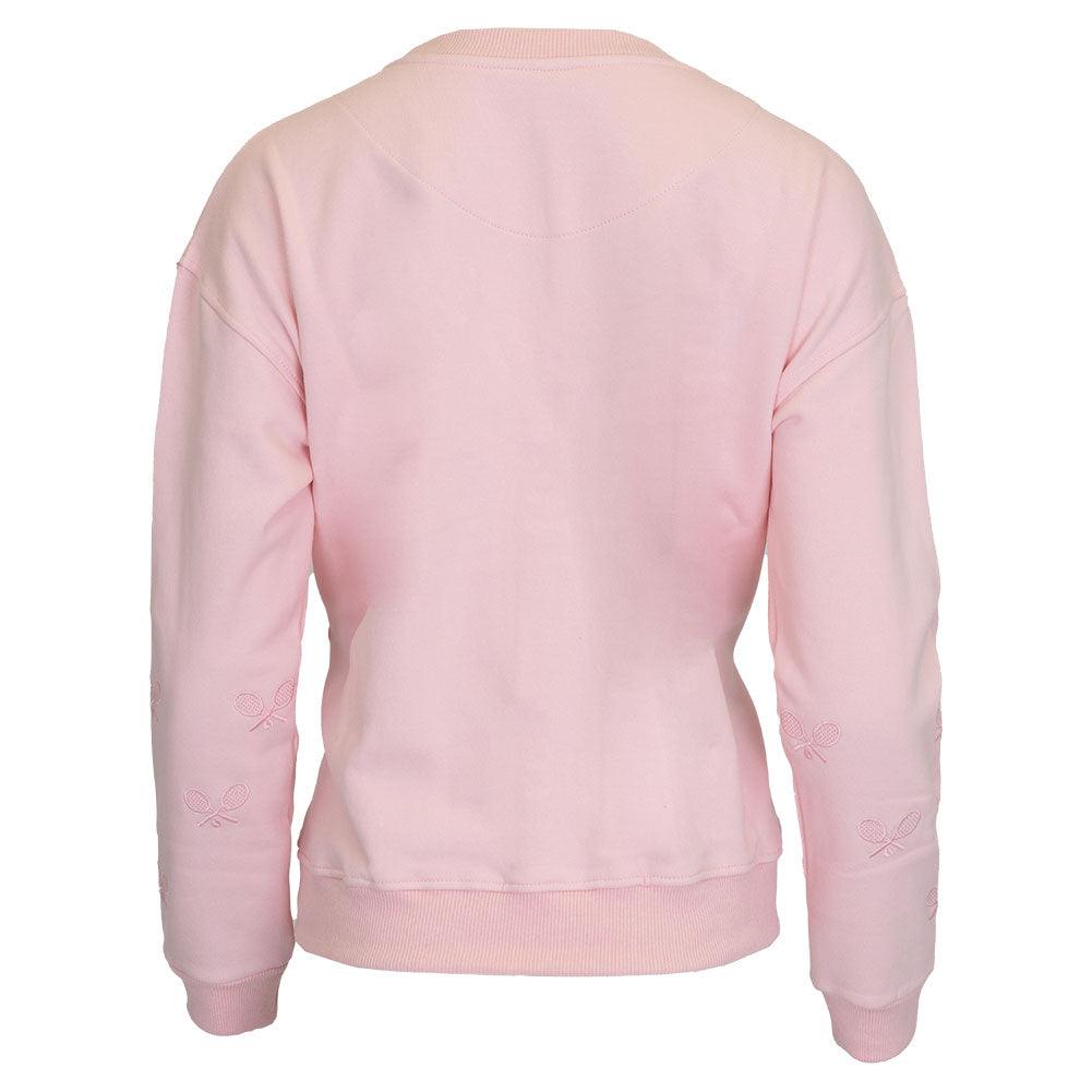 Women`s The Sleeves Tennis Sweatshirt Pink Apparel CourtLife