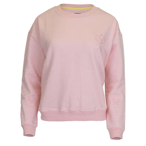 Women`s The Sleeves Tennis Sweatshirt Pink Apparel CourtLife