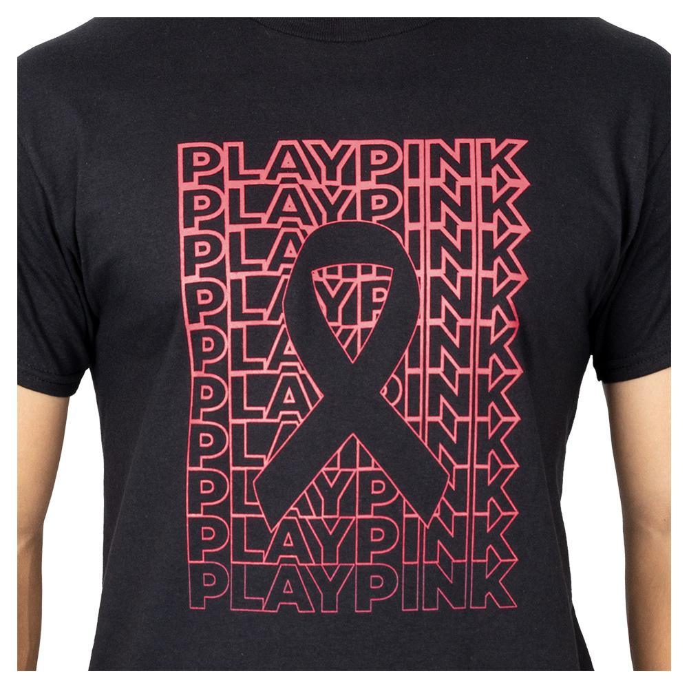Play Pink Tennis Tee Black Apparel TENNIS EXPRESS
