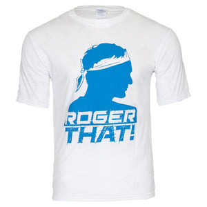 Unisex Roger That Tennis Tee White Apparel TENNIS EXPRESS