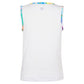 Girls' Full Back Tennis Tank White and Tie Dye Apparel Fila
