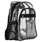 Clear Backpack Black Bags Mayvak