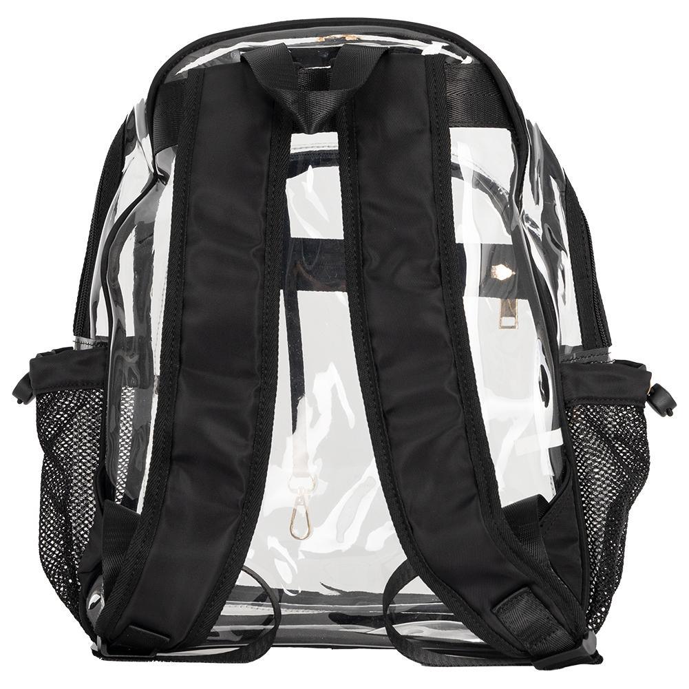 Clear Backpack Black Bags Mayvak