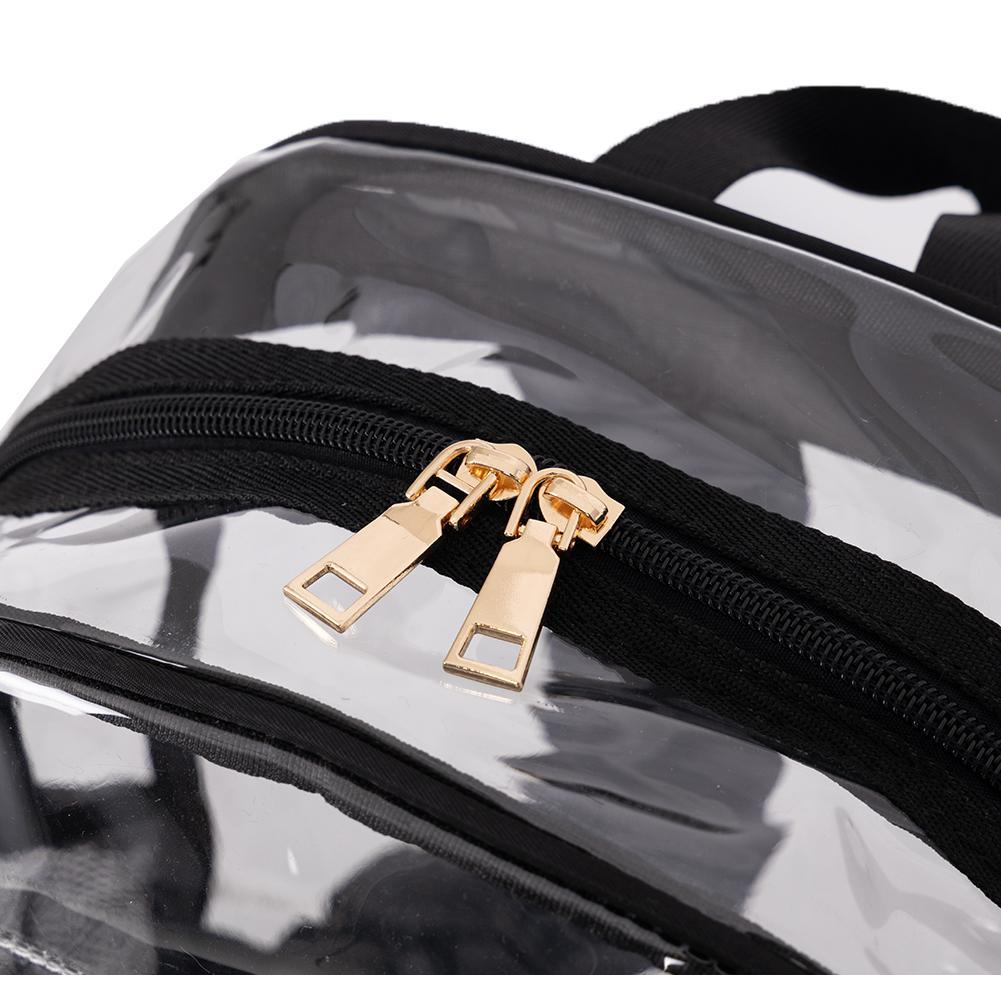 Clear Backpack Black Bags Mayvak