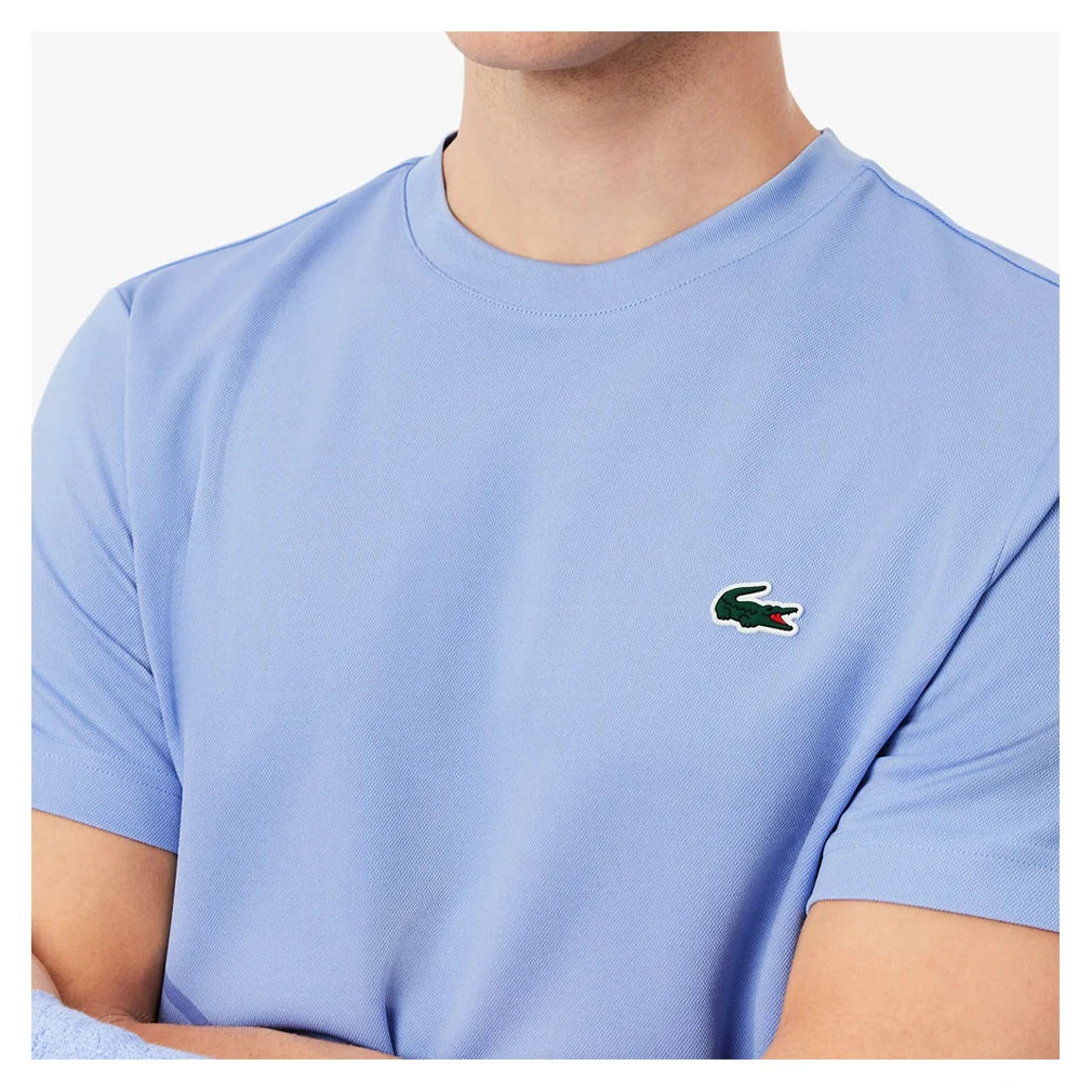 Men`s On Court Players Technical Tennis Top Delphinium Apparel Lacoste
