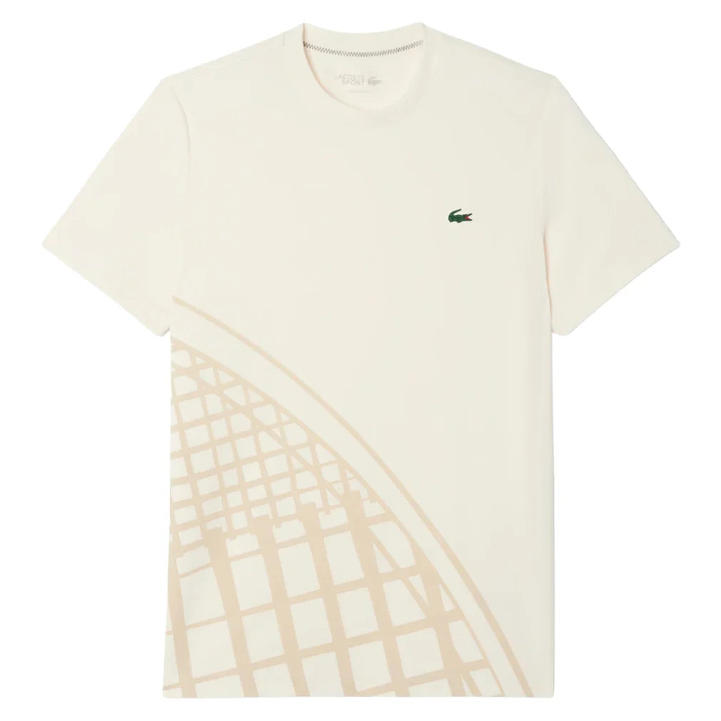Men`s Grigor Dimitrov On Court Players Technical Tennis Top Lapland Apparel Lacoste