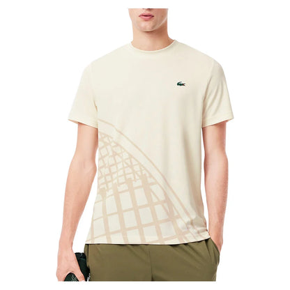 Men`s Grigor Dimitrov On Court Players Technical Tennis Top Lapland Apparel Lacoste