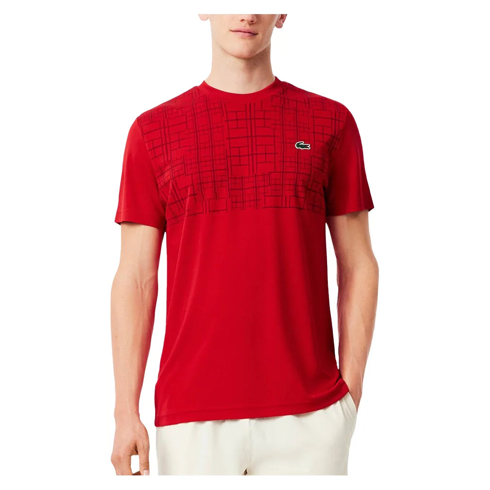 Men`s Novak Djokovic Fan Tennis Top Apparel Lacoste