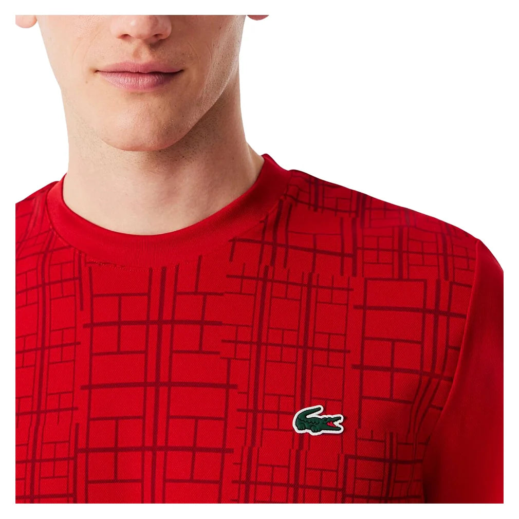 Men`s Novak Djokovic Fan Tennis Top Apparel Lacoste