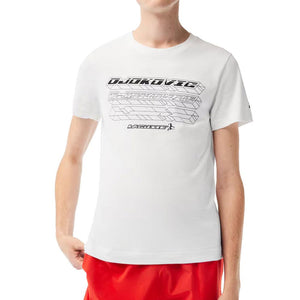 Men's Novak Djokovic Tennis T-Shirt/Cap Bundle Apparel Lacoste