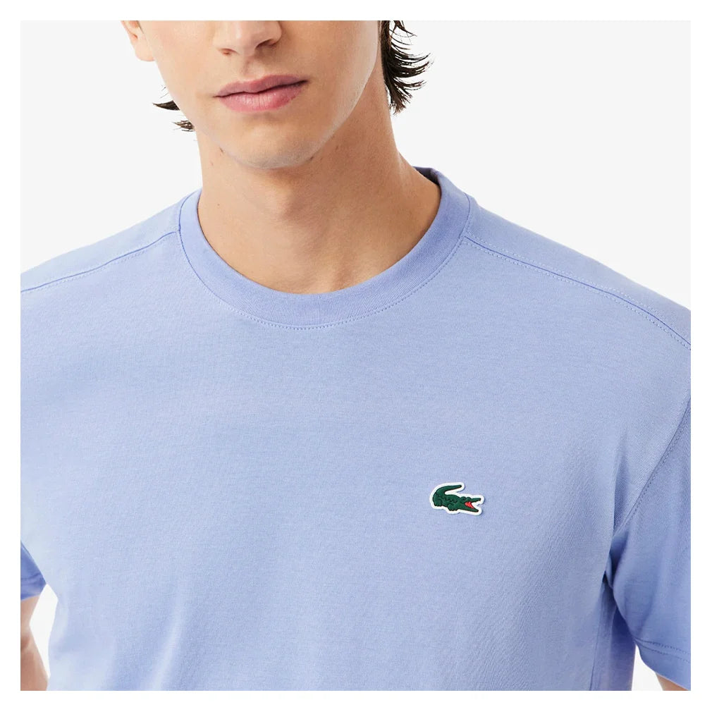Men`s Core Poly/Cotton Classic Tennis Top Delphinium Apparel Lacoste