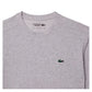 Men`s Core Poly/Cotton Classic Tennis Top Silver Grey Chine Apparel Lacoste