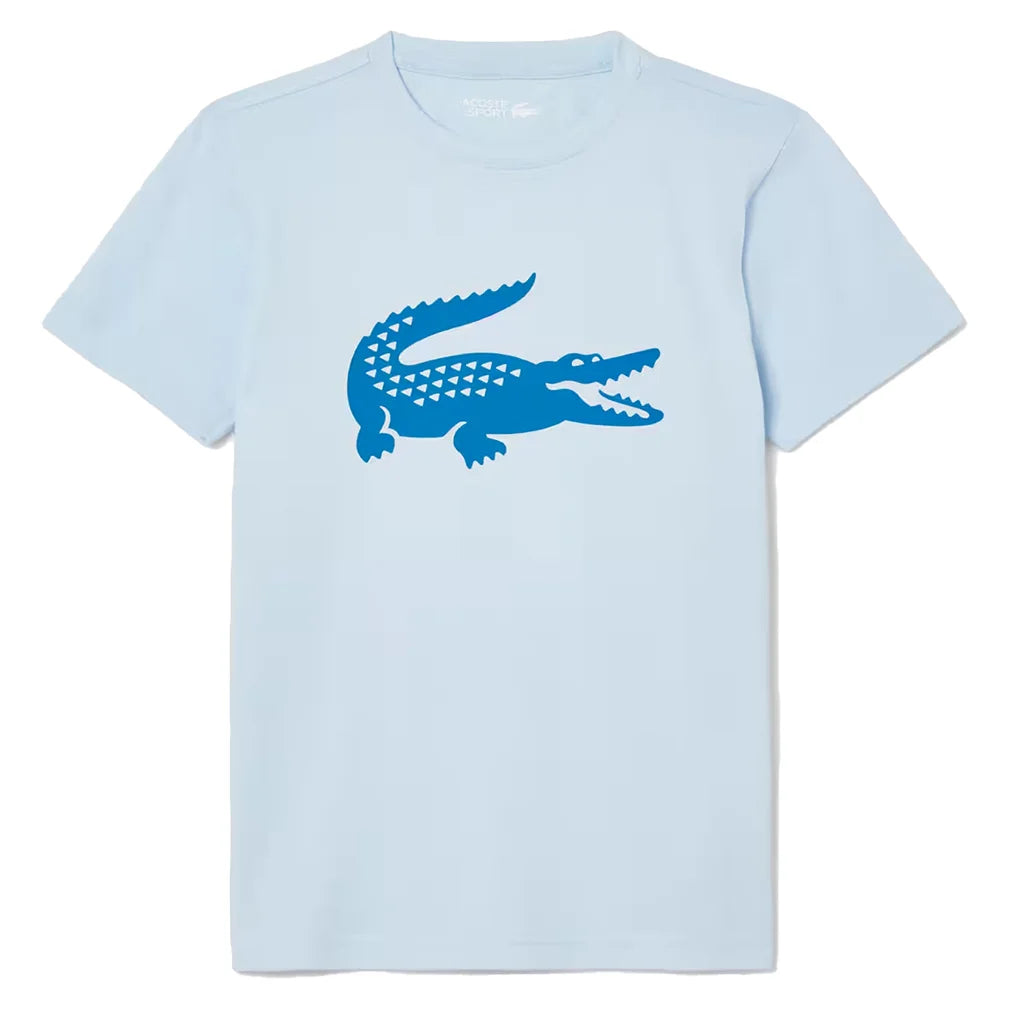 Boys' Oversized Croc Tennis Top Rill and Gipsy Blue Apparel Lacoste